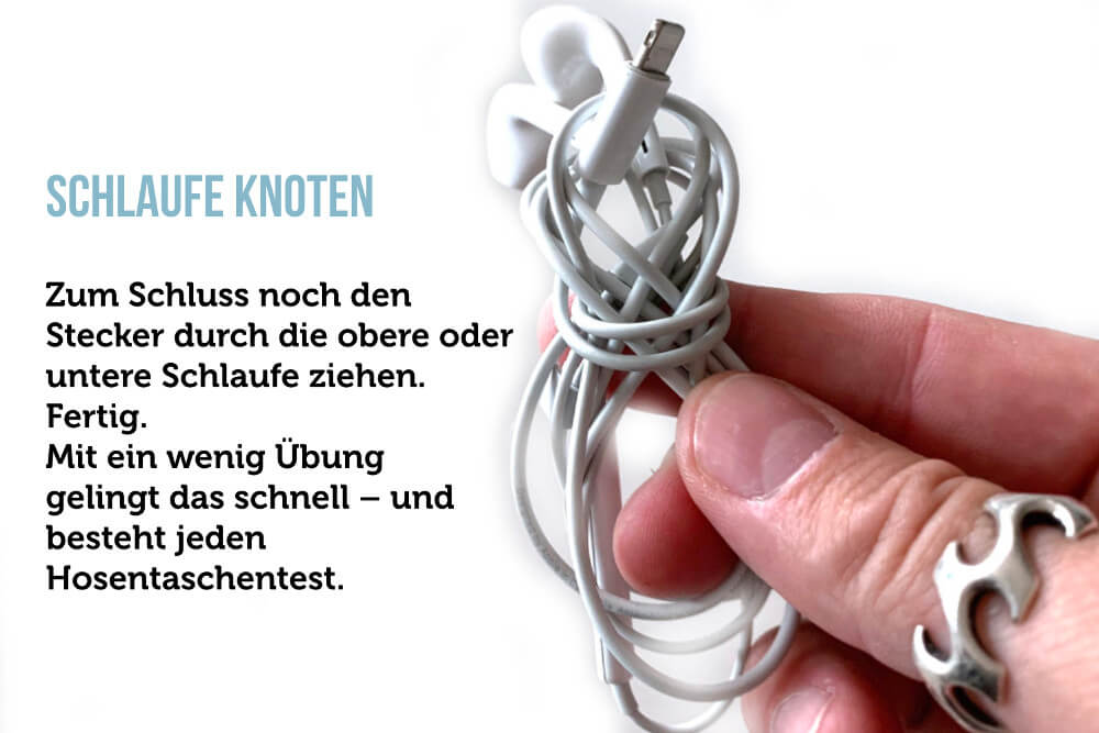 Kabelsalat Kopfhoerer Verknoten Trick Grafik 04